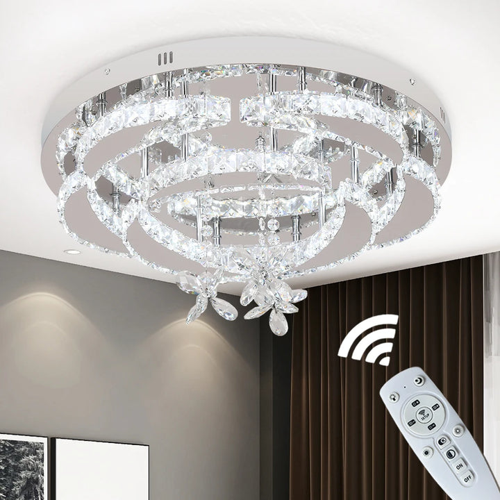 K9 Crystal Ceiling Lamp Gold Led Chandelier Luxury Pendant Lighting