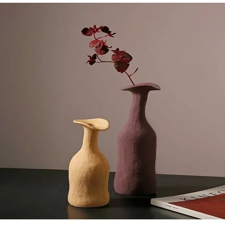 Nordic Handmade Ceramic Flower Vase