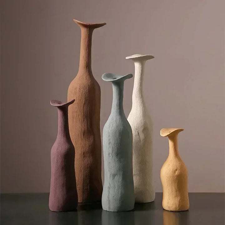 Nordic Handmade Ceramic Flower Vase