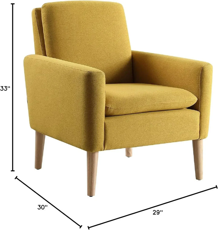 Set of 2 Accent Chairs Living Room Modern Comfy